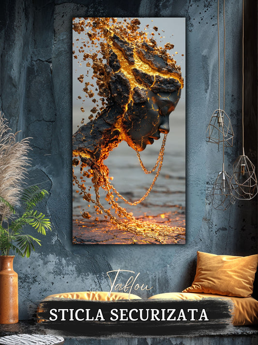 Tablou unicat pe sticla securizata - Let Go - No V33