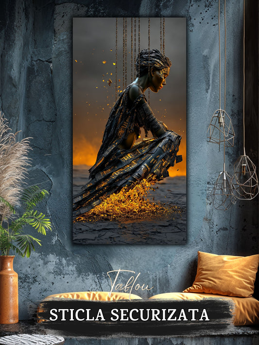 Tablou unicat pe sticla securizata - Let Go - No V37