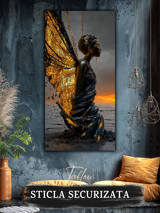 Tablou unicat pe sticla securizata - Let Go - No V35