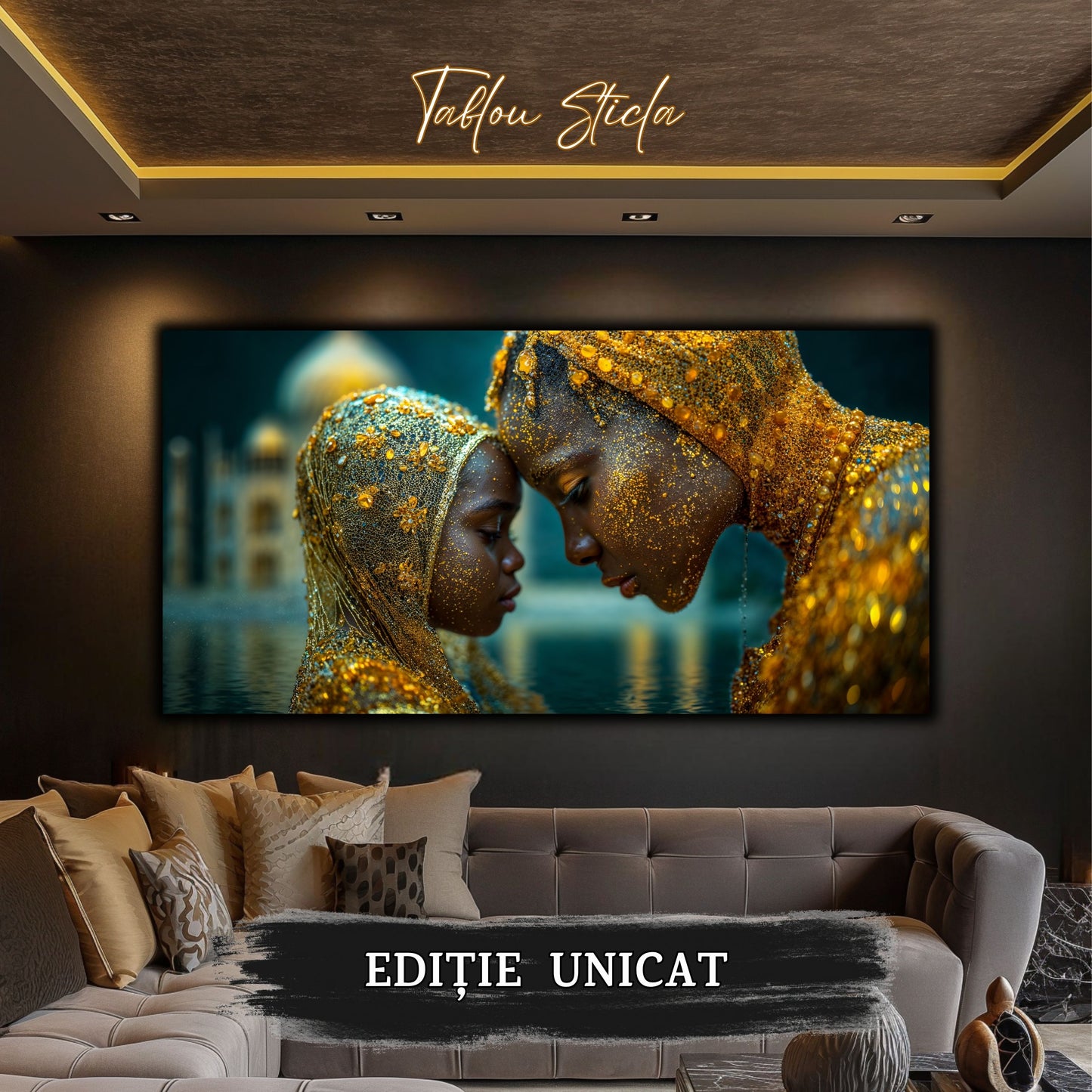 Tablou unicat pe sticla securizata - The Lost Temple - No 38