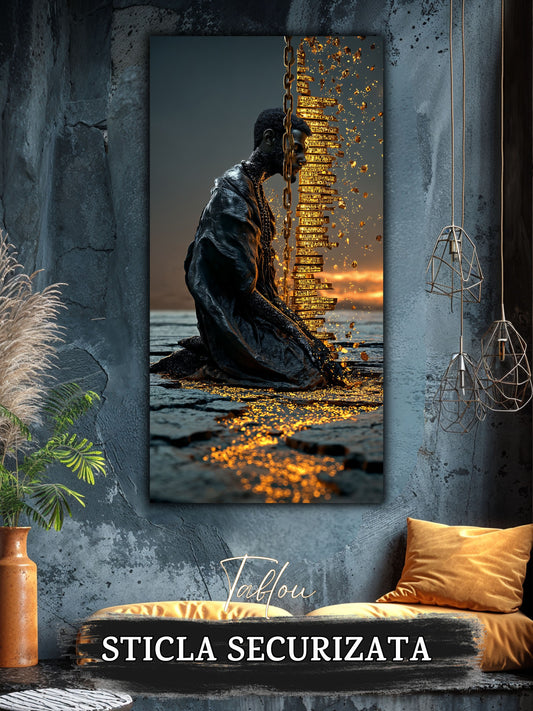 Tablou unicat pe sticla securizata - Let Go - No V28