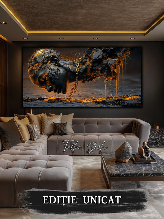 Tablou unicat pe sticla securizata - Let Go - No 02