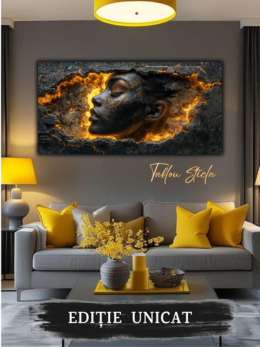 Zen Embers - Tablou Sticla Securizata - 13