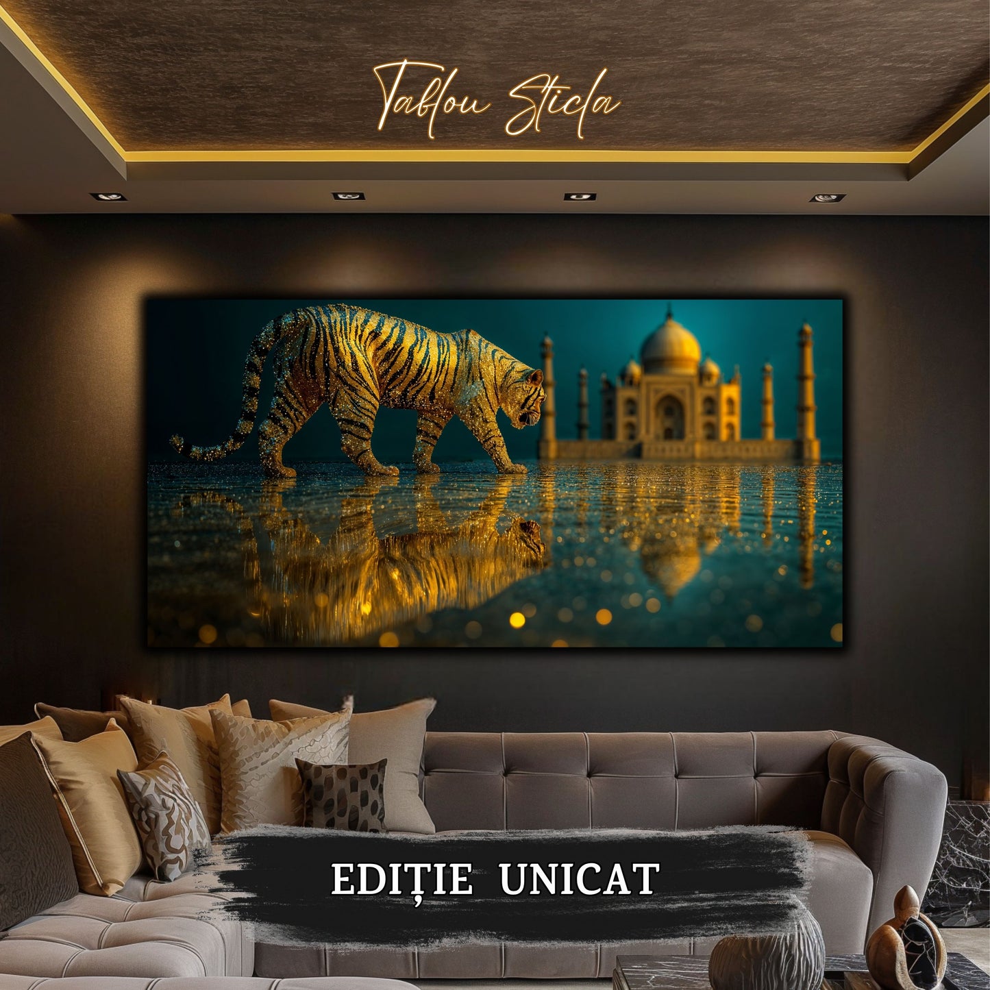 Tablou unicat pe sticla securizata - The Lost Temple - No 13