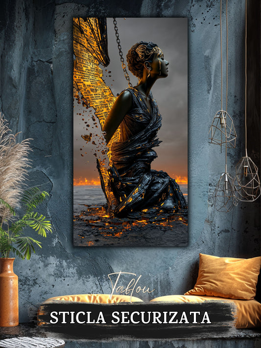 Tablou unicat pe sticla securizata - Let Go - No V27