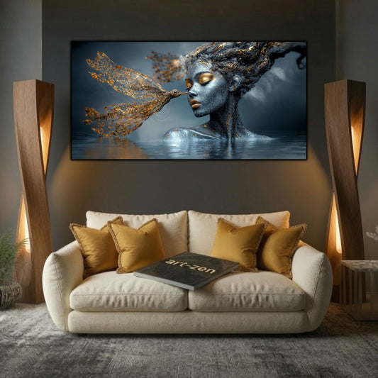Tablou living modern Sărutul Păsării de Lumină
