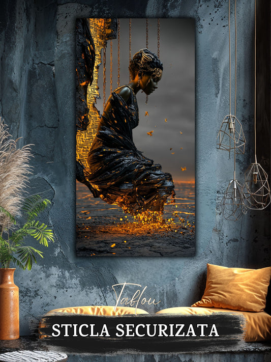 Tablou unicat pe sticla securizata - Let Go - No V45