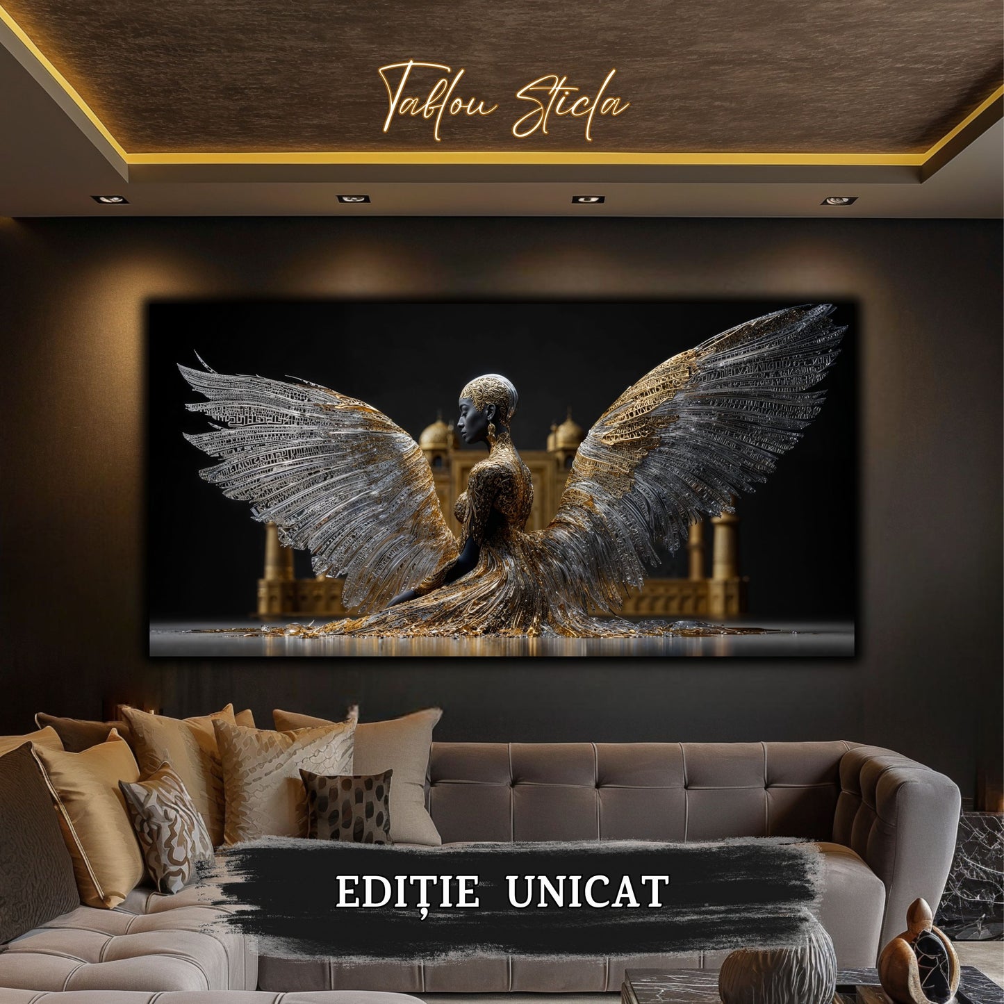 Tablou unicat pe sticla securizata - The Lost Temple - No 09