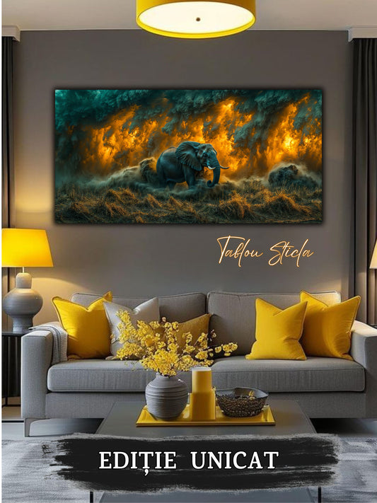 Magnific Titan - Tablou Sticla Securizata - 04