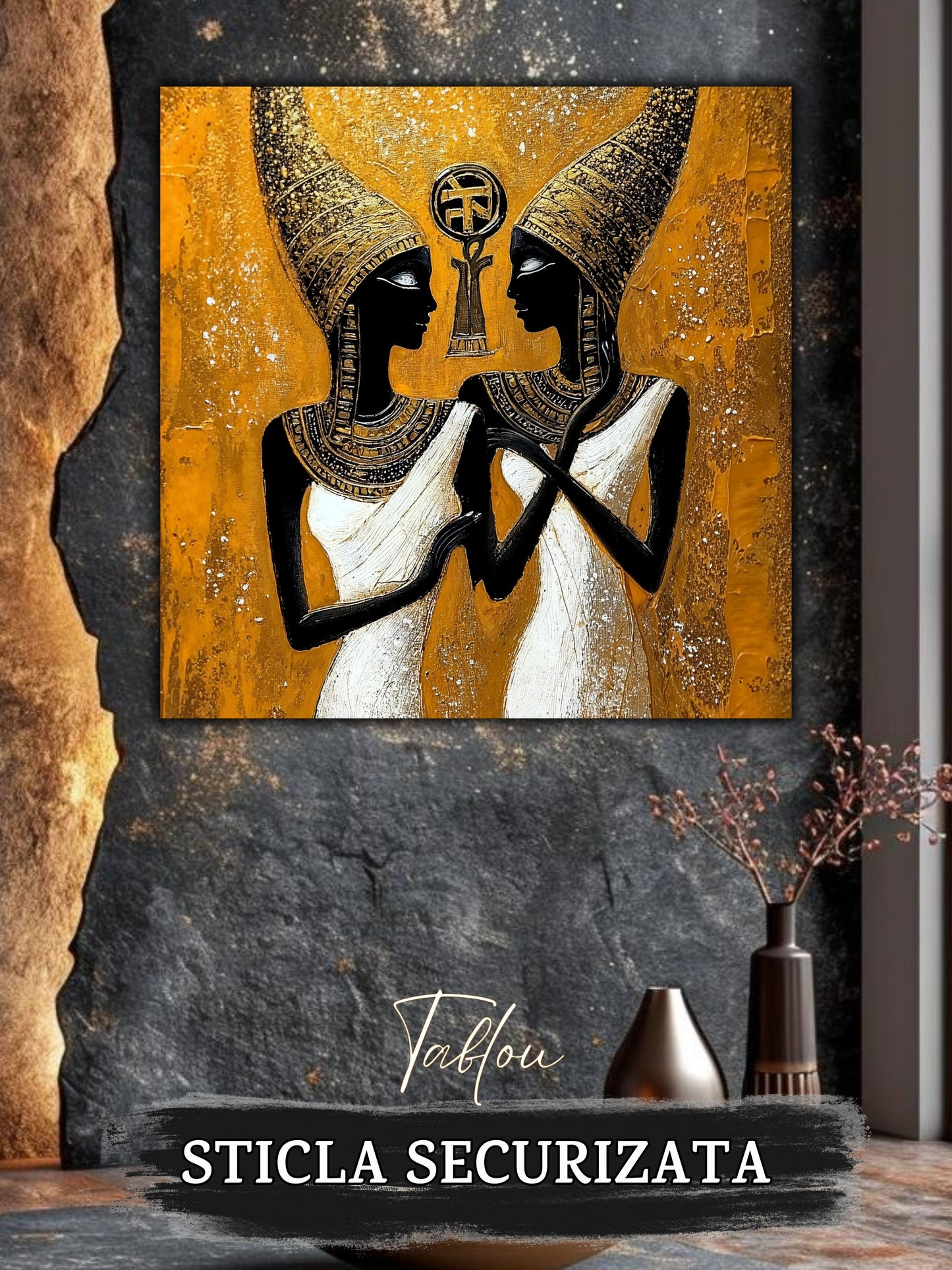 Whispers of the Nile - Tablou Sticla - 29