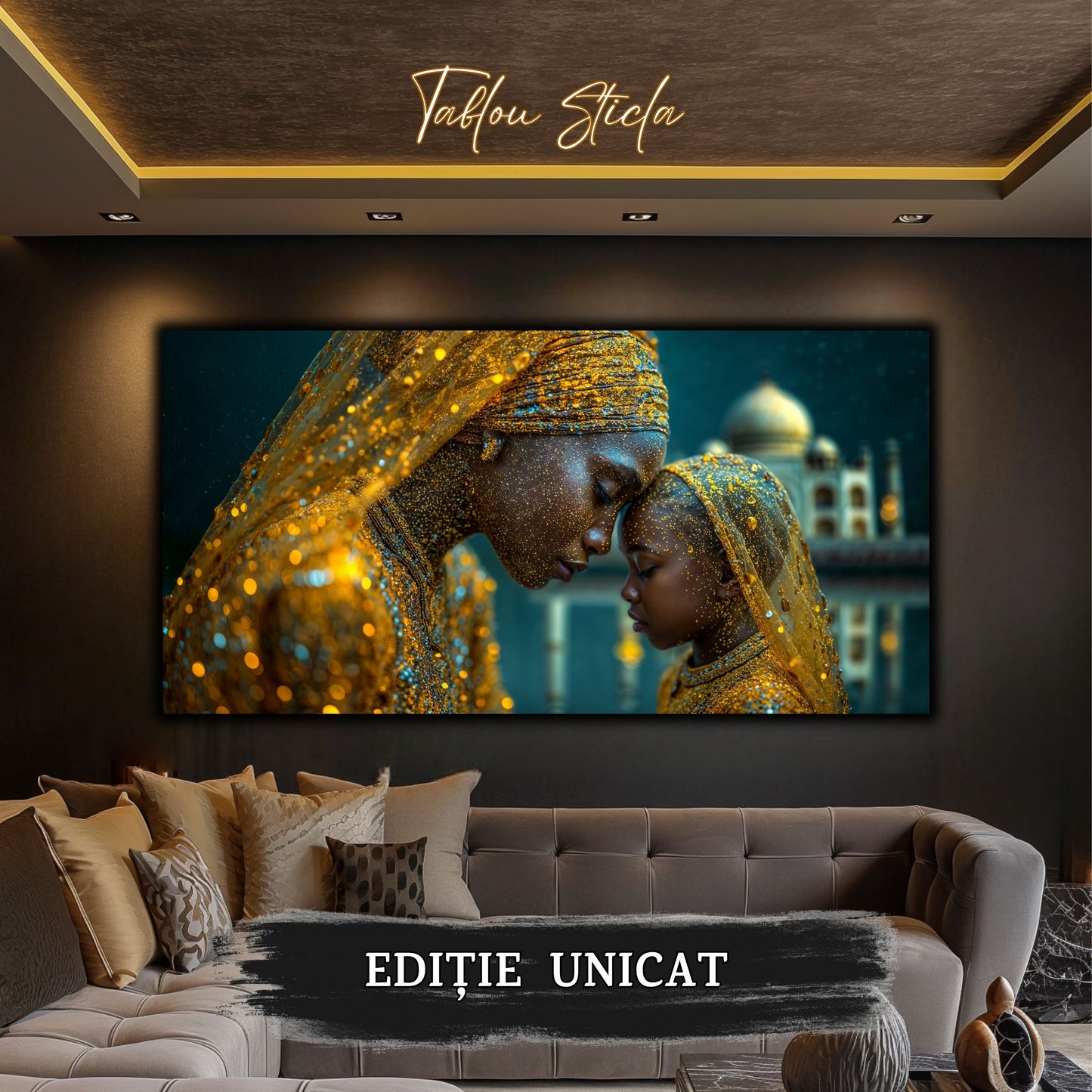 Tablou unicat pe sticla securizata - The Lost Temple - No 32
