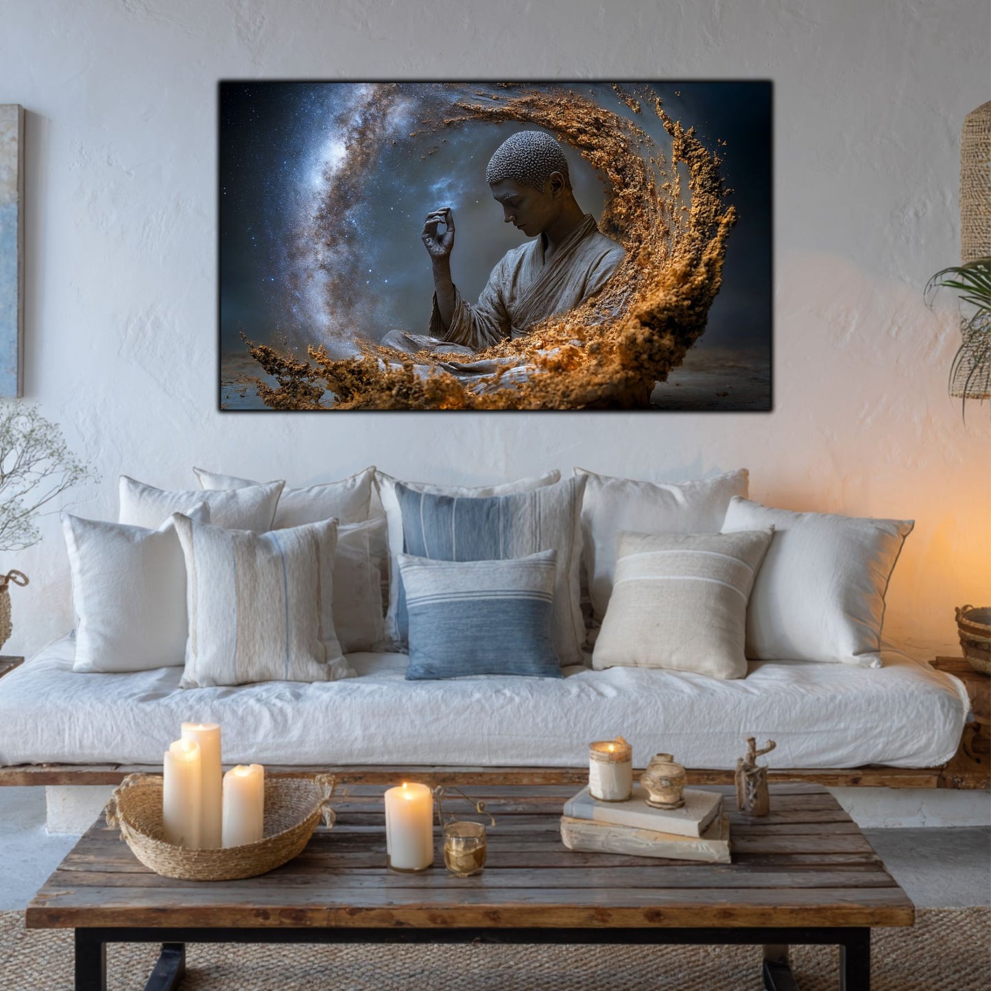 Tablou Decorativ pe Sticla Securizata – Ideal pt Dormitor si Living - Beyond Stardust No16