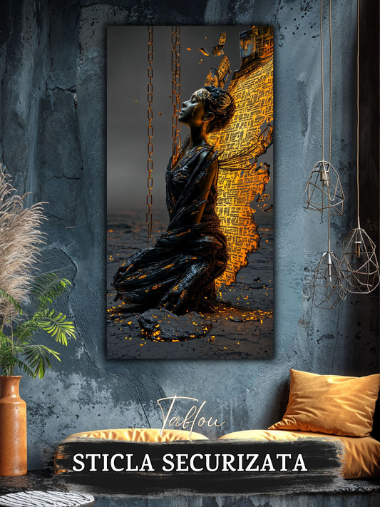 Tablou unicat pe sticla securizata - Let Go - No V34