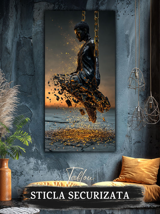 Tablou unicat pe sticla securizata - Let Go - No V30