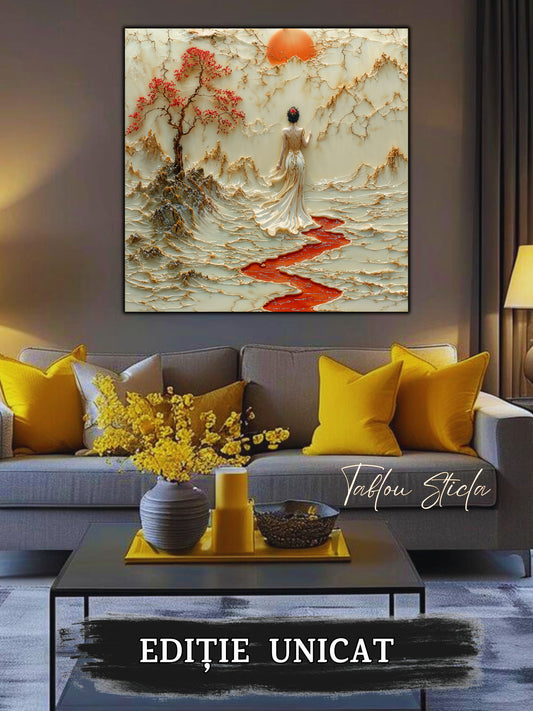 Tablou Sticla - Silk Road - 06