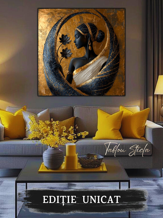 Tablou Sticla - Aurum Divinum - 06