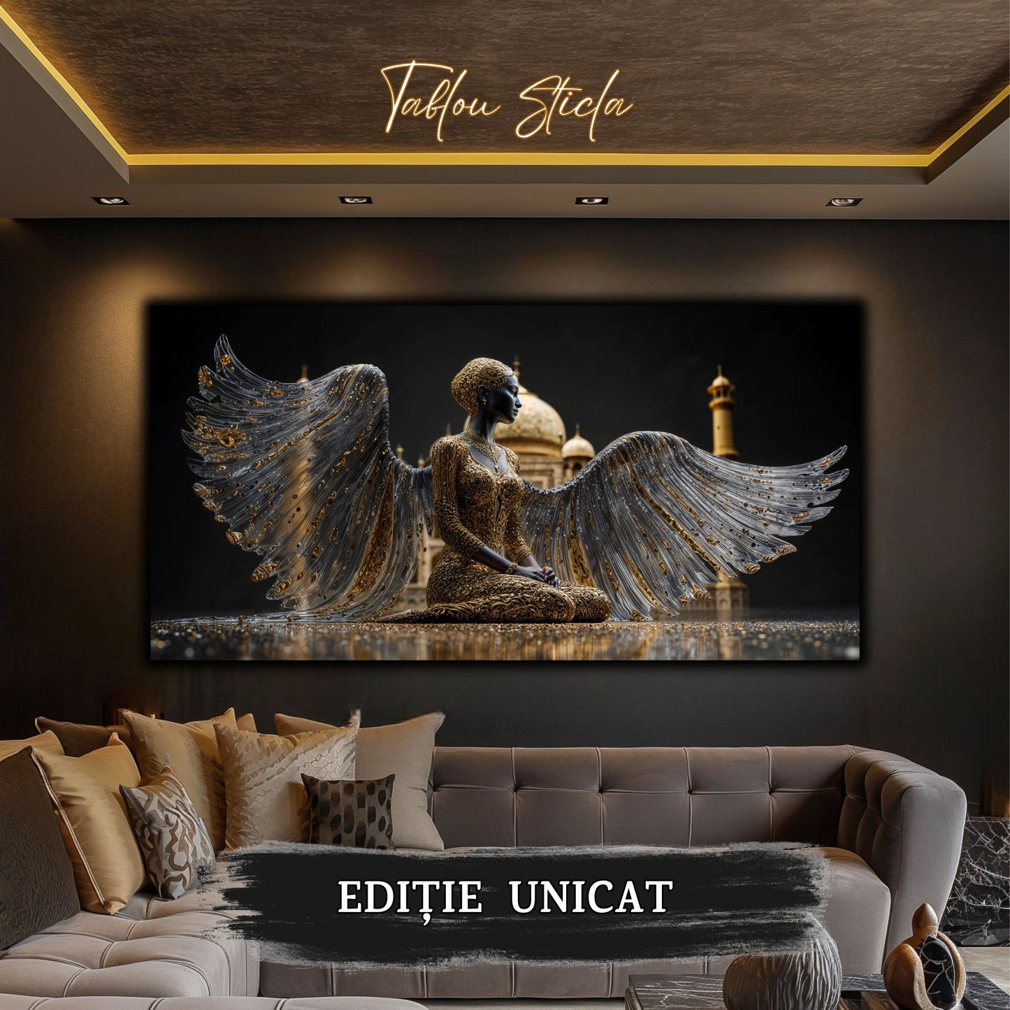 Tablou unicat pe sticla securizata - The Lost Temple - No 07