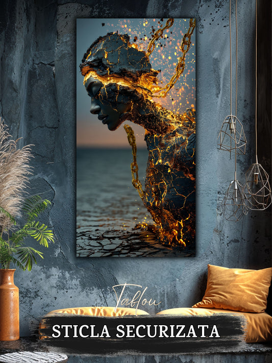 Tablou unicat pe sticla securizata - Let Go - No V26