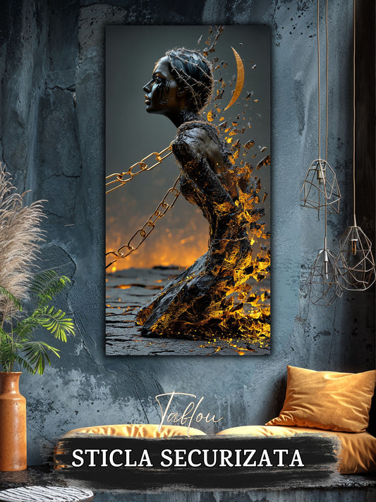 Tablou unicat pe sticla securizata - Let Go - No V31
