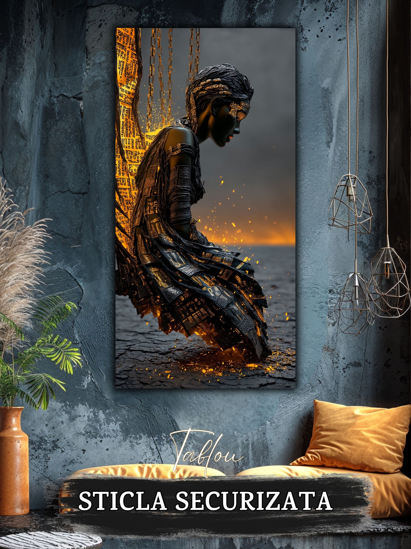 Tablou unicat pe sticla securizata - Let Go - No V39
