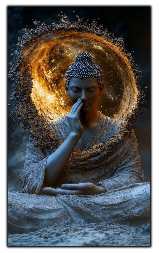 Tablou Decorativ pe Sticla Securizata – Ideal pt Dormitor si Living - Beyond Stardust No42