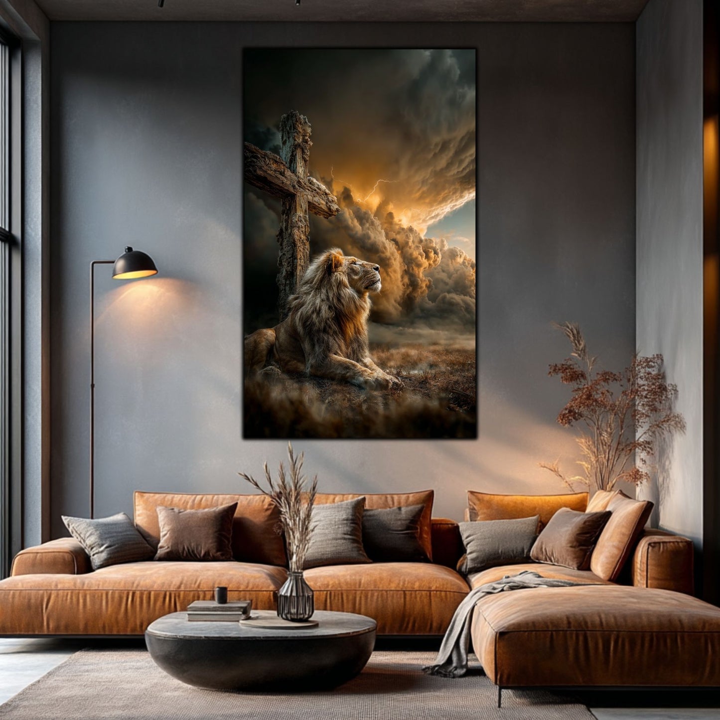 Tablou Decorativ Modern - Print UV pe Sticla - „Sacred Modernities” - No17