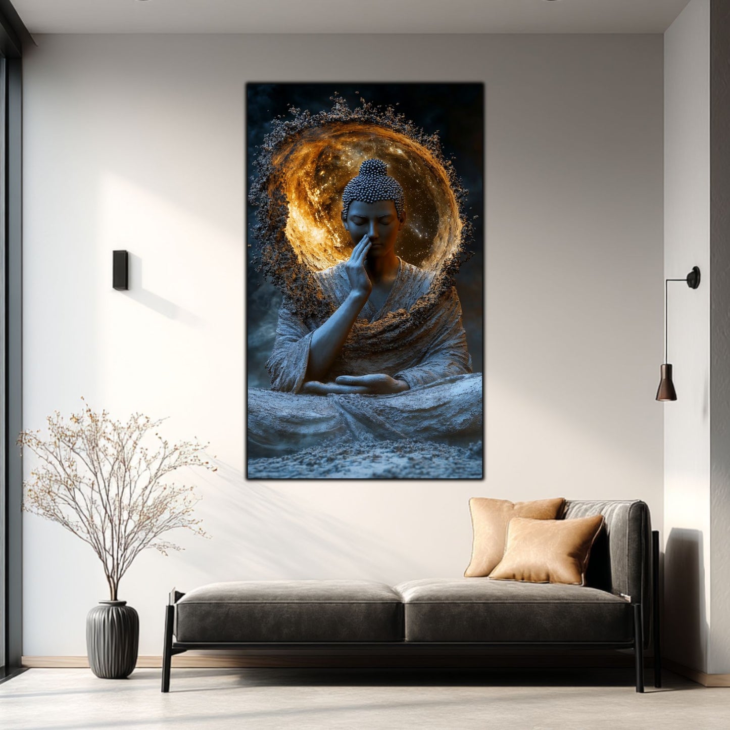 Tablou Decorativ pe Sticla Securizata – Ideal pt Dormitor si Living - Beyond Stardust No42