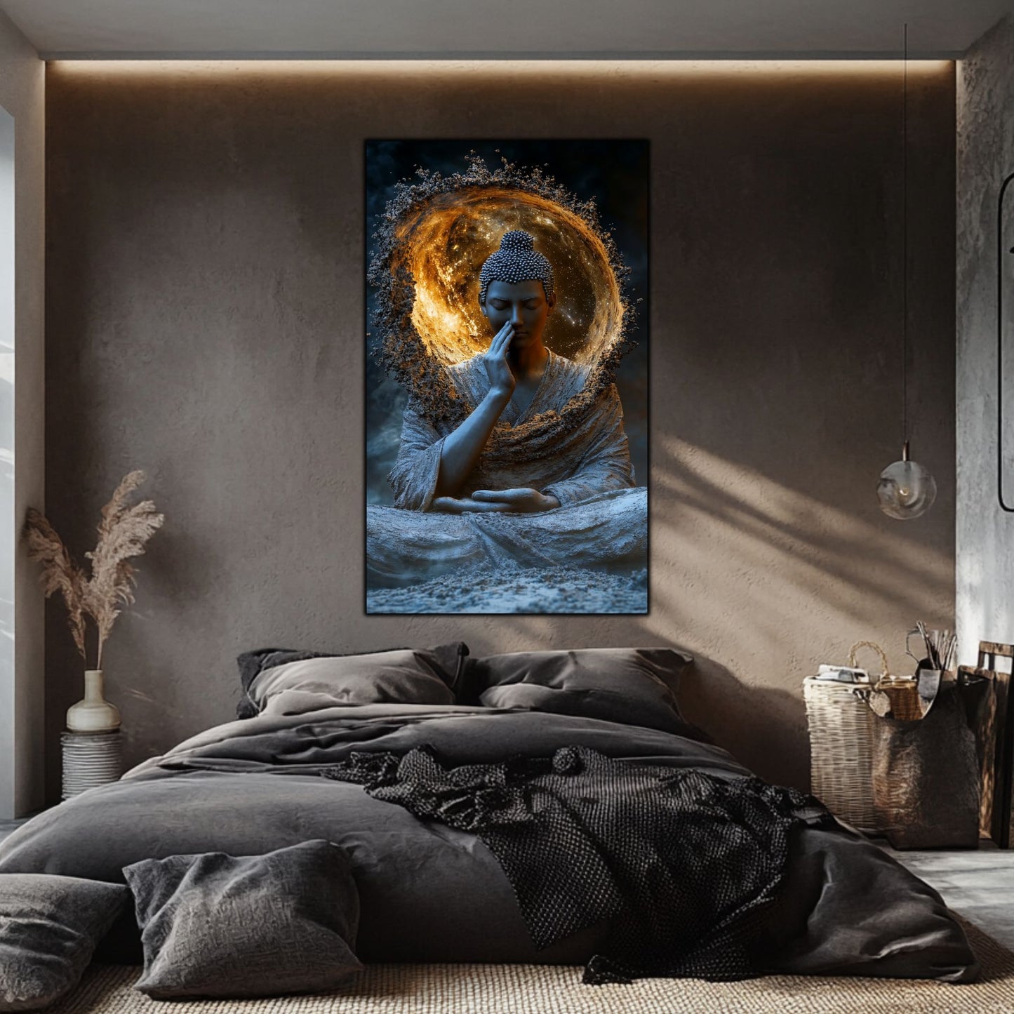 Tablou Decorativ pe Sticla Securizata – Ideal pt Dormitor si Living - Beyond Stardust No42