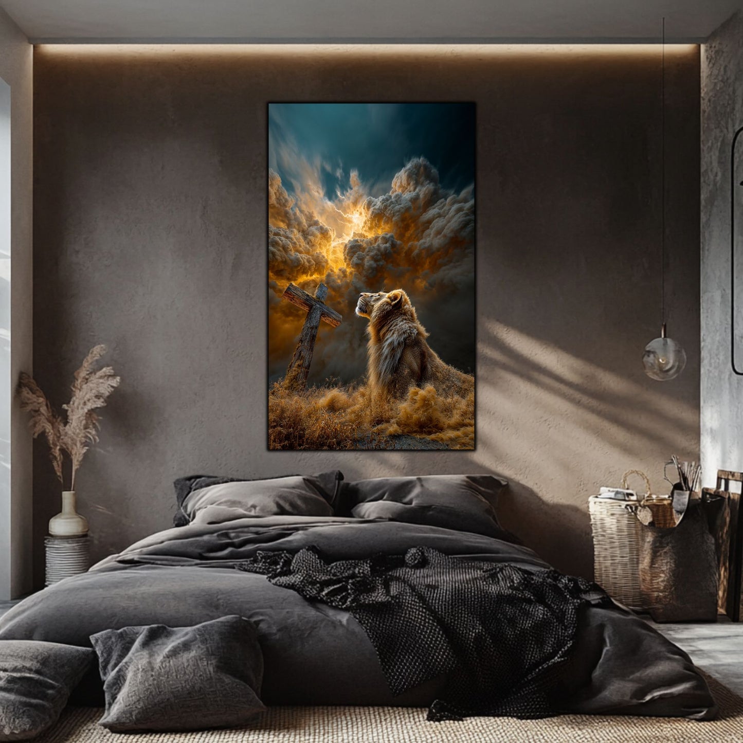 Tablou Decorativ Modern - Print UV pe Sticla - „Sacred Modernities” - No13