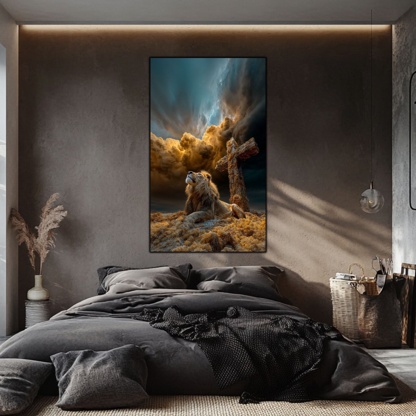 Tablou Decorativ Modern - Print UV pe Sticla - „Sacred Modernities” - No15