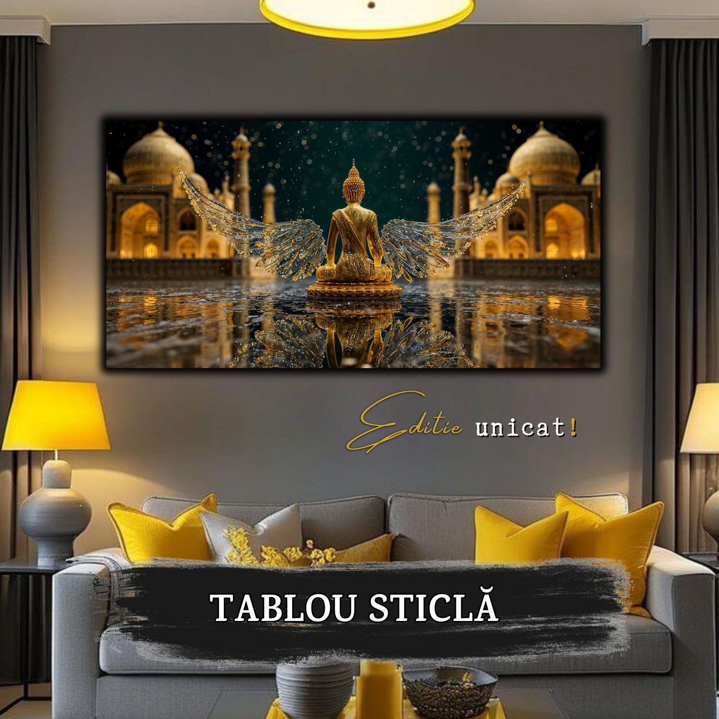 Tablou unicat pe sticla securizata - The Lost Temple - No 39