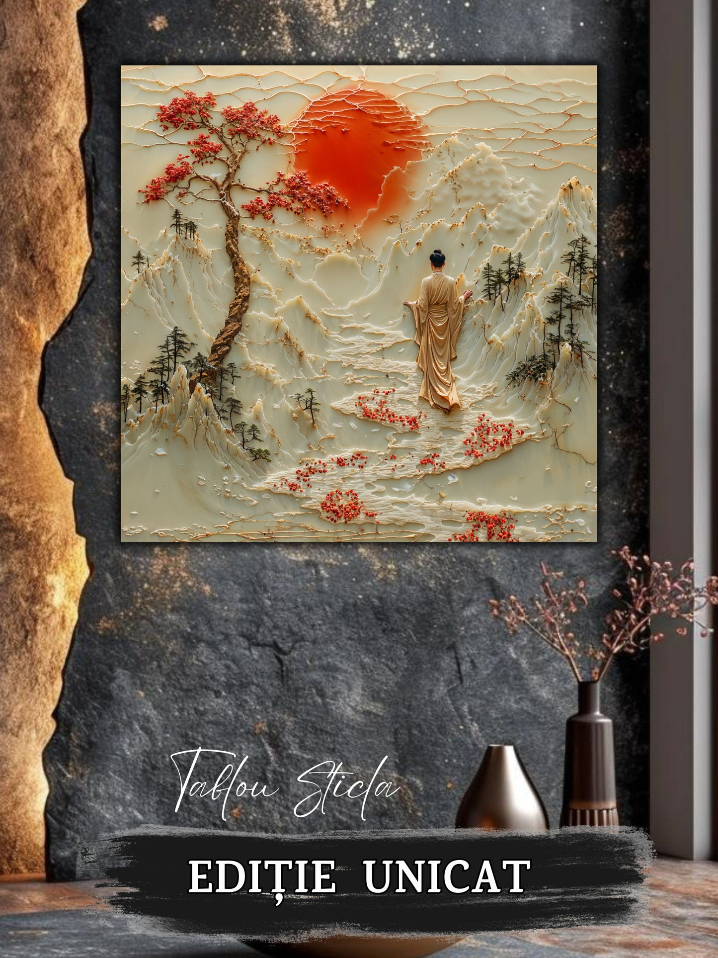 Tablou Sticla - Silk Road - 05
