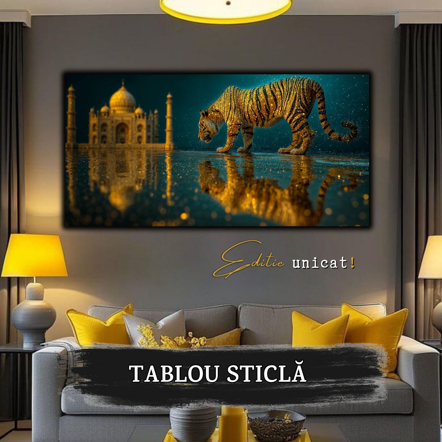 Tablou unicat pe sticla securizata - The Lost Temple - No 15