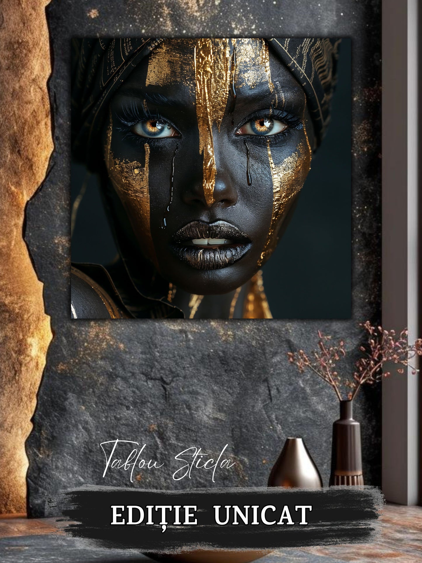 Dark Zen - Tablou Sticla Securizata - 06