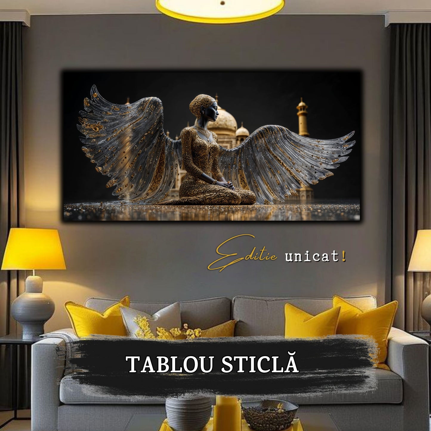 Tablou unicat pe sticla securizata - The Lost Temple - No 07