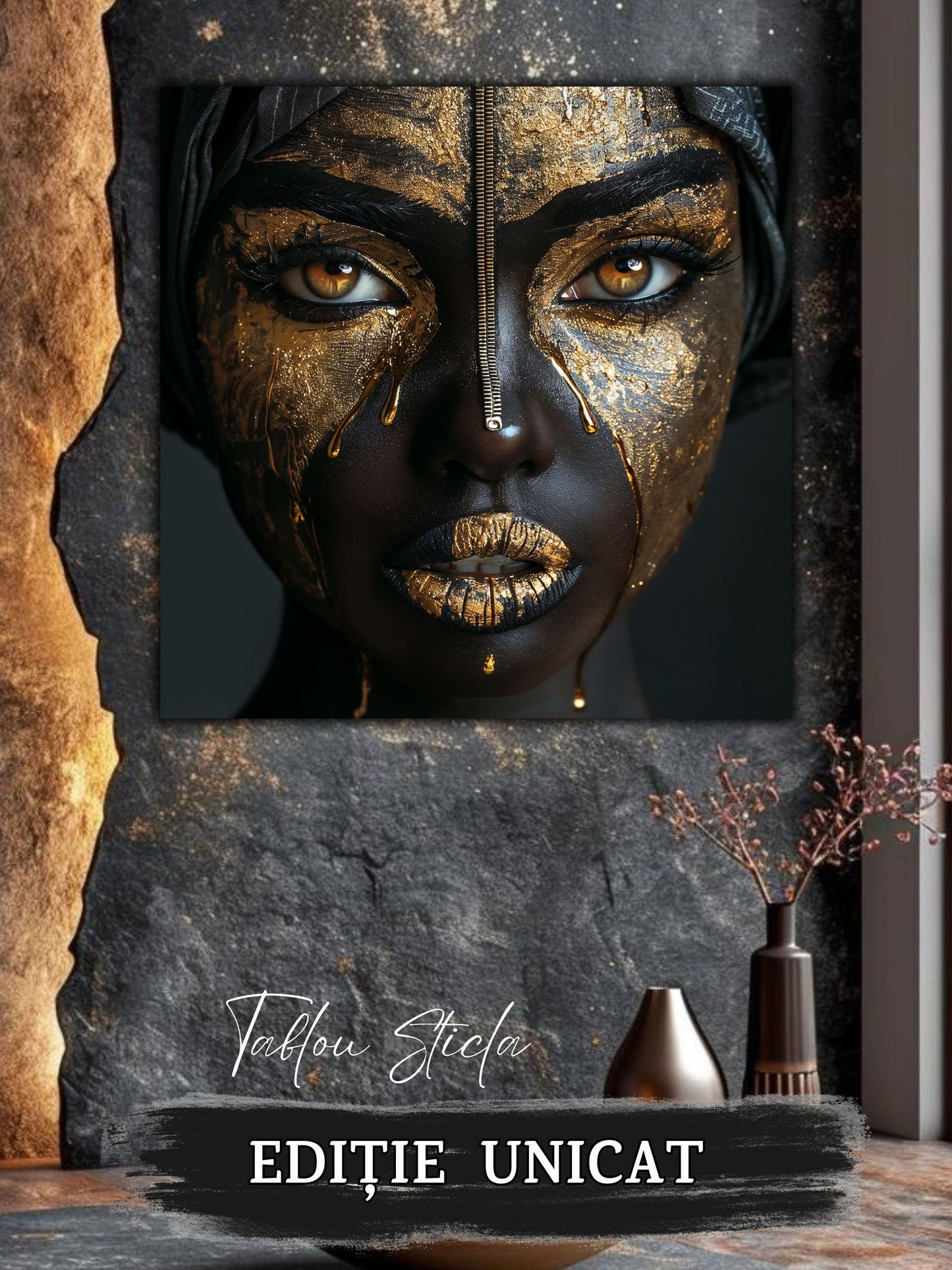 Dark Zen - Tablou Sticla Securizata - 10