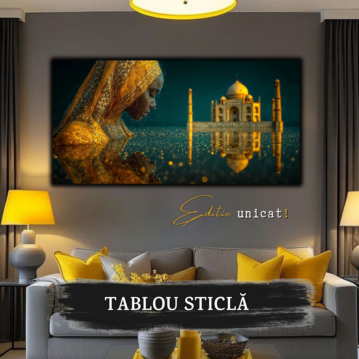 Tablou unicat pe sticla securizata - The Lost Temple - No 25