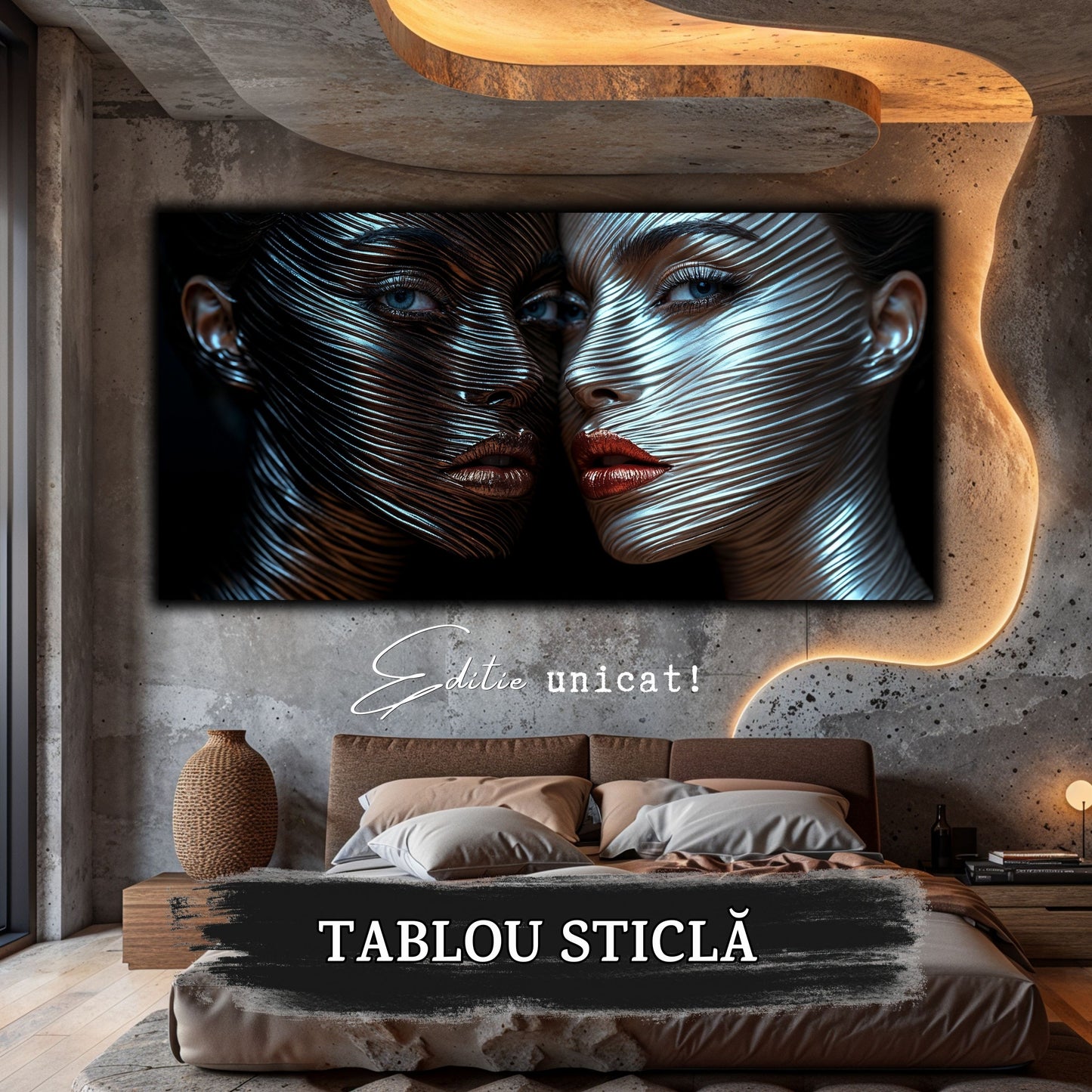 Innerverse - Tablou Sticla - Unicat - no28