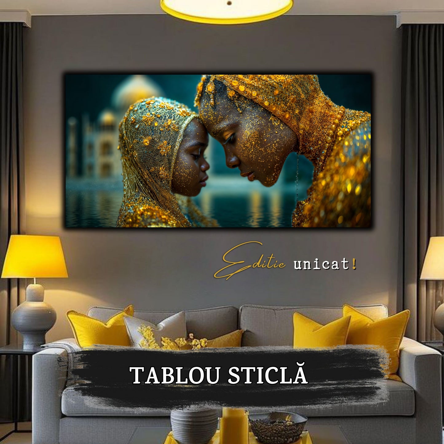 Tablou unicat pe sticla securizata - The Lost Temple - No 38