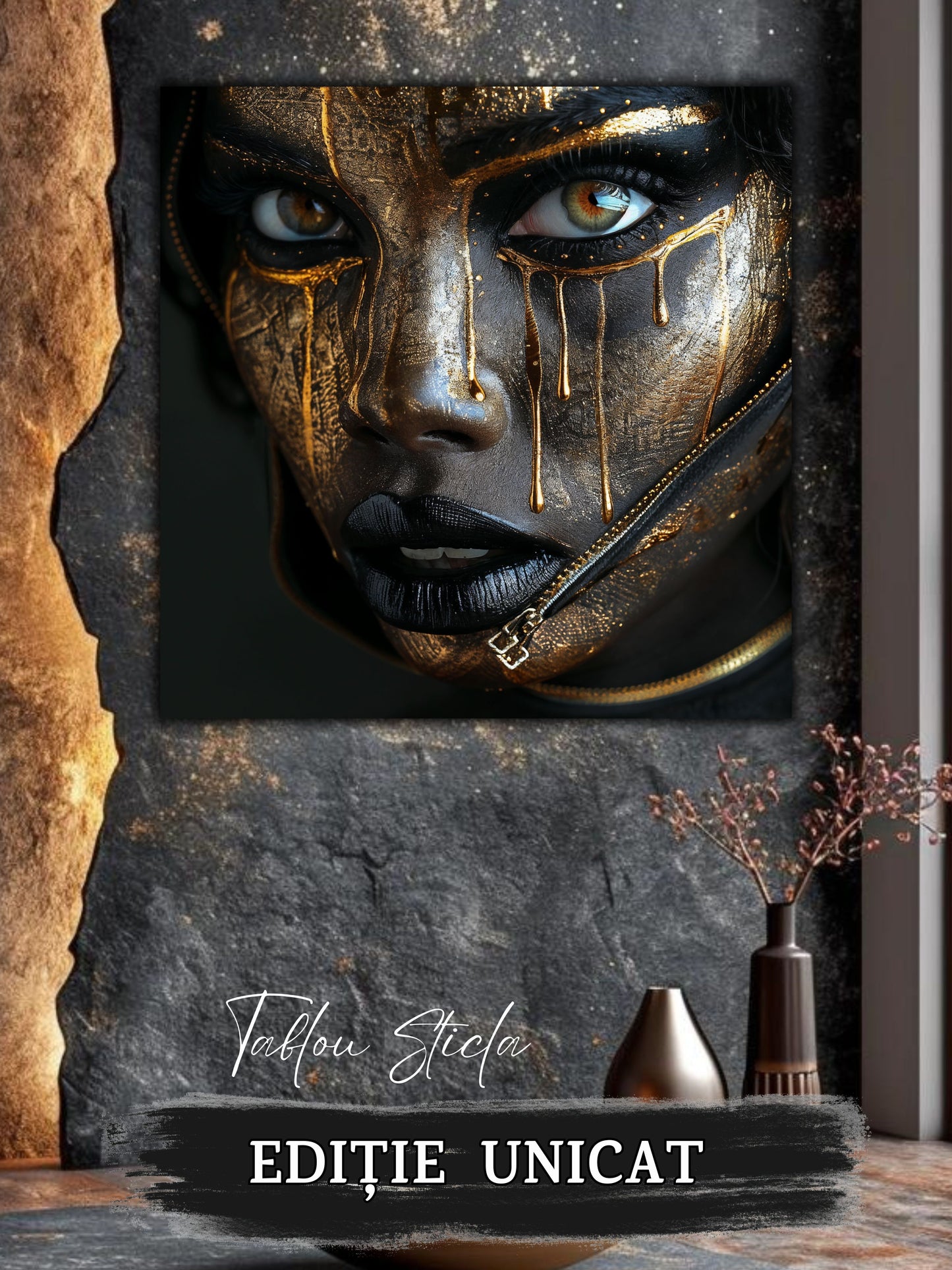 Dark Zen - Tablou Sticla Securizata - 11