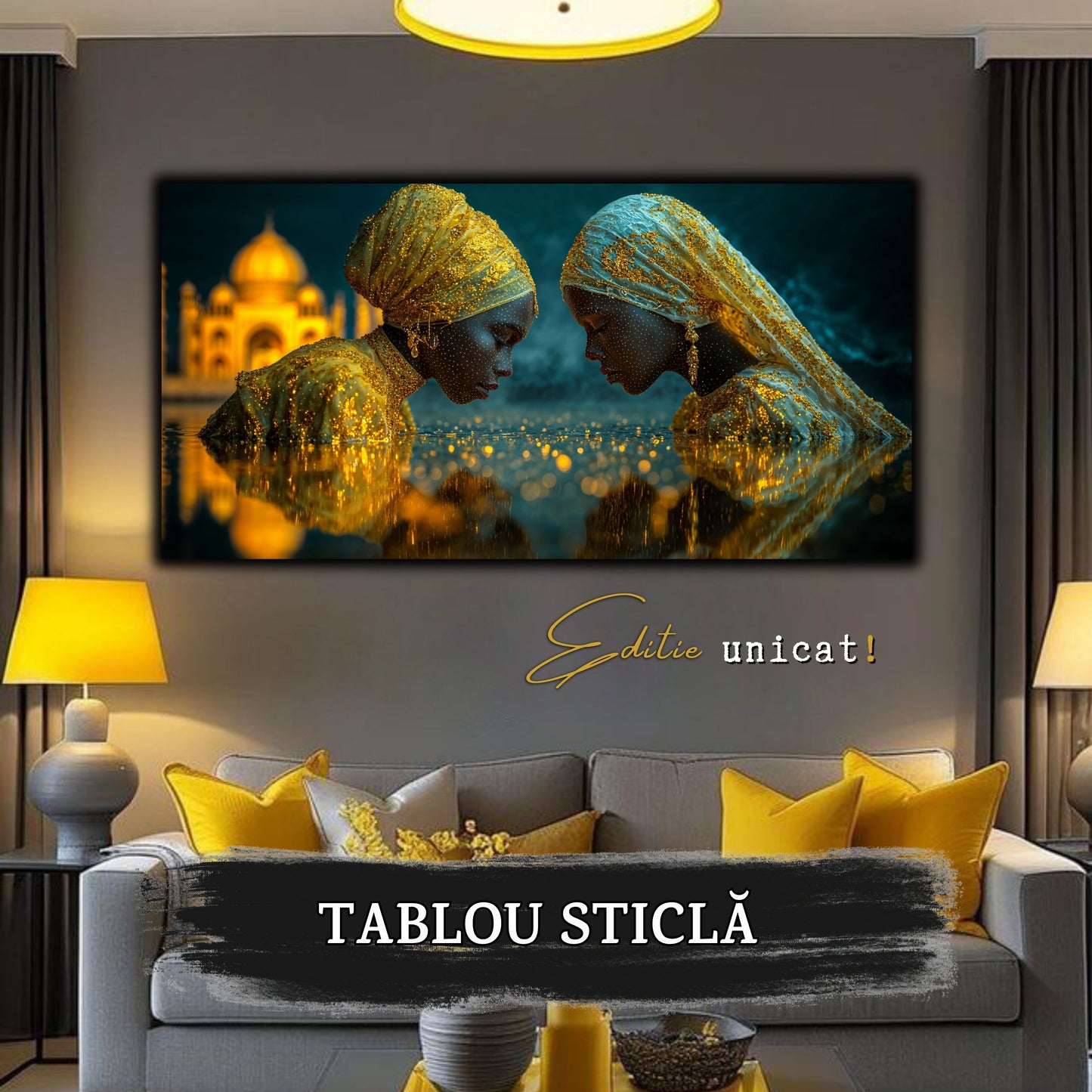Tablou unicat pe sticla securizata - The Lost Temple - No 17