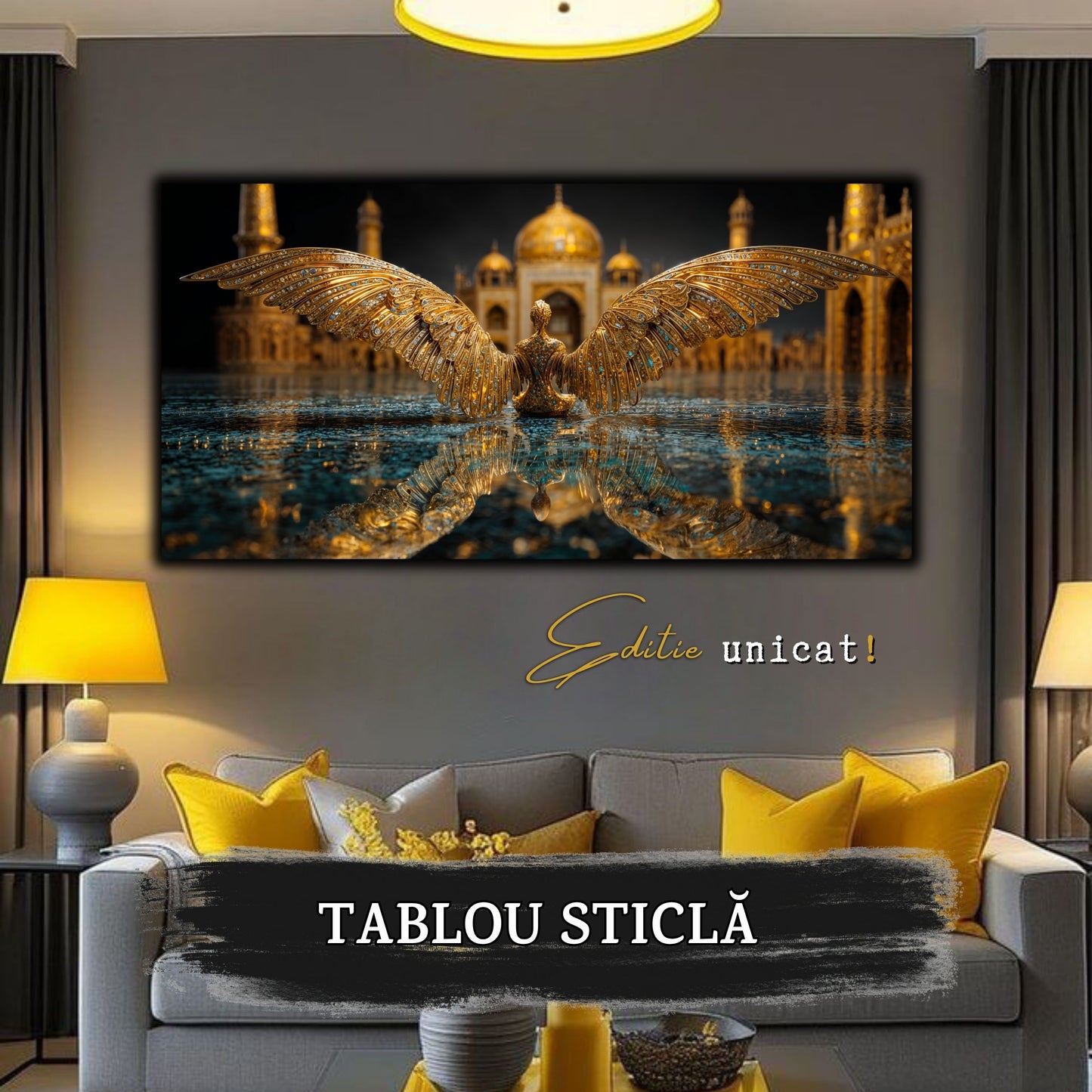 Tablou unicat pe sticla securizata - The Lost Temple - No 24