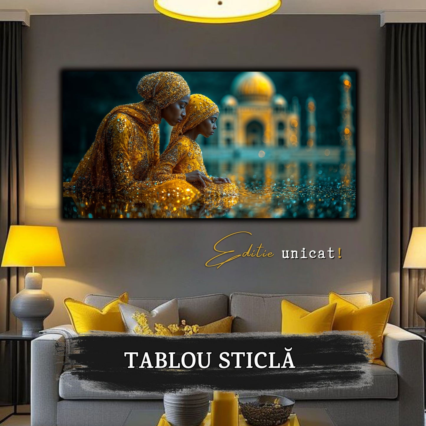 Tablou unicat pe sticla securizata - The Lost Temple - No 10