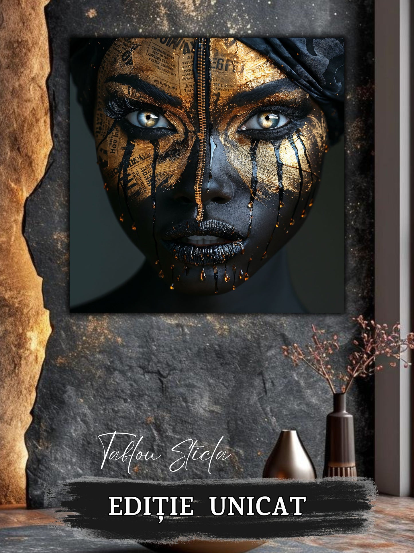 Dark Zen - Tablou Sticla Securizata - 08