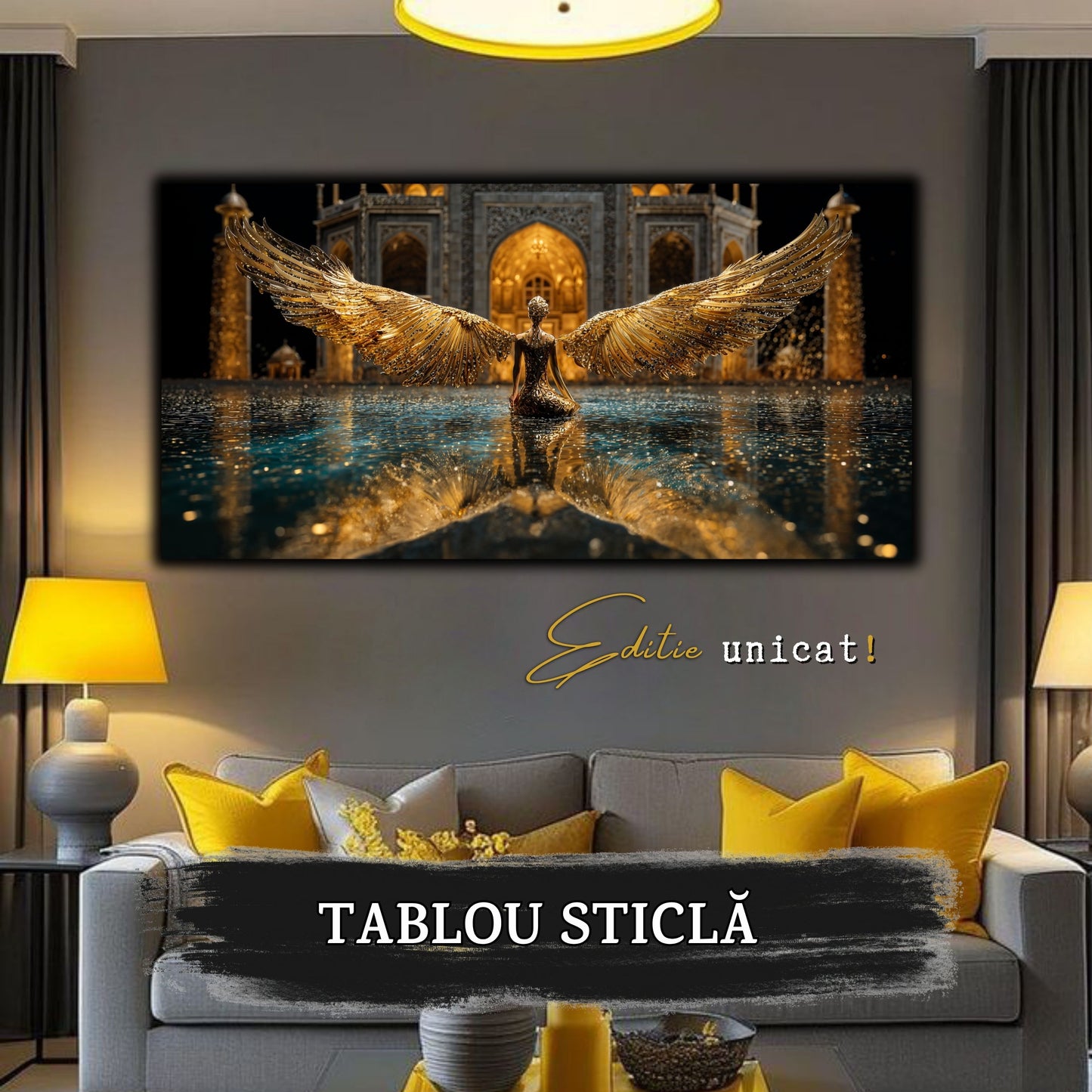 Tablou unicat pe sticla securizata - The Lost Temple - No 22