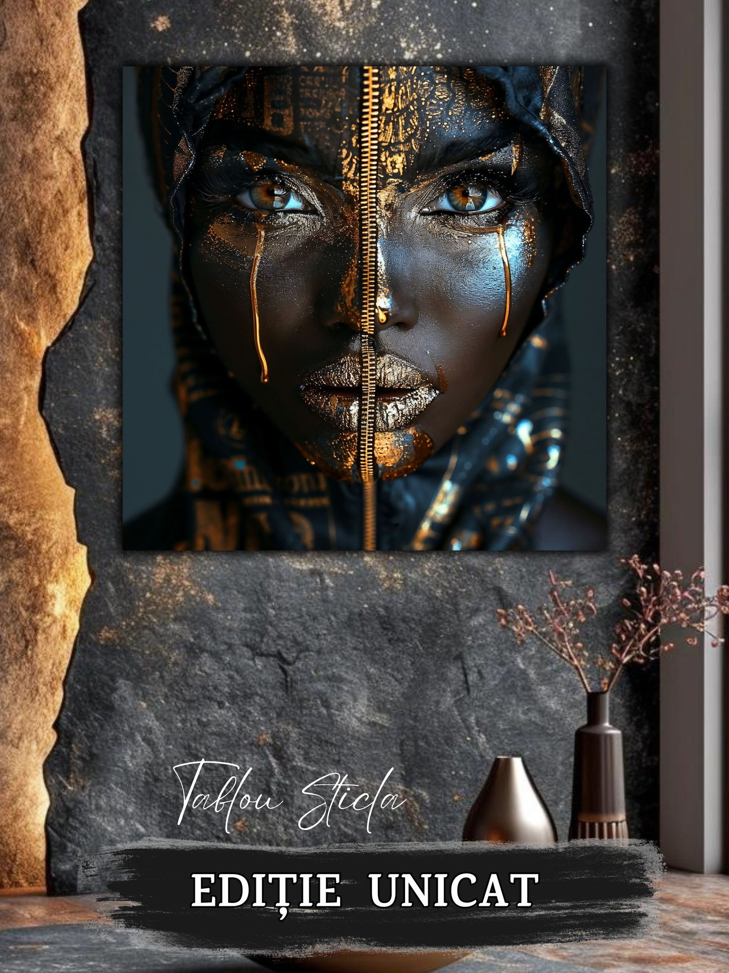 Dark Zen - Tablou Sticla Securizata - 01