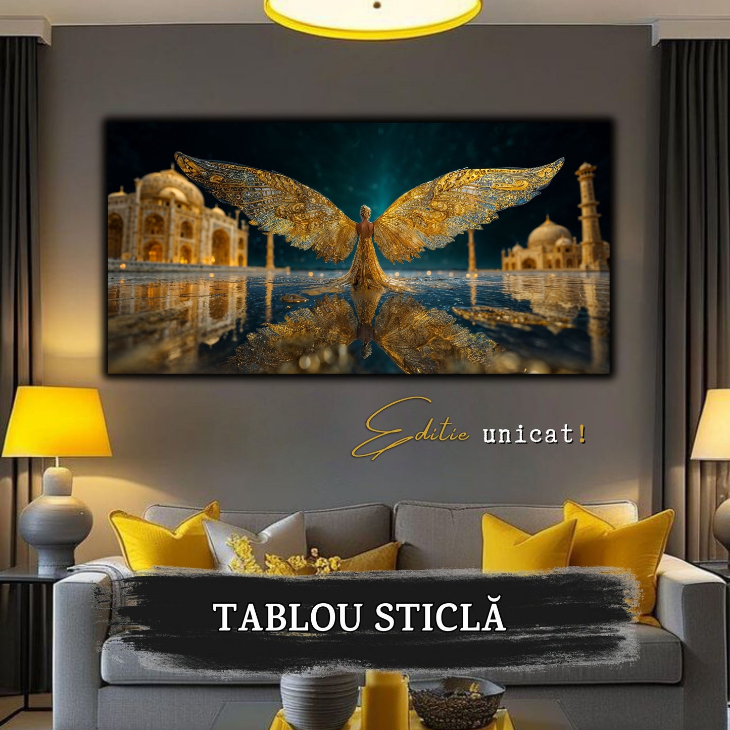 Tablou unicat pe sticla securizata - The Lost Temple - No 35