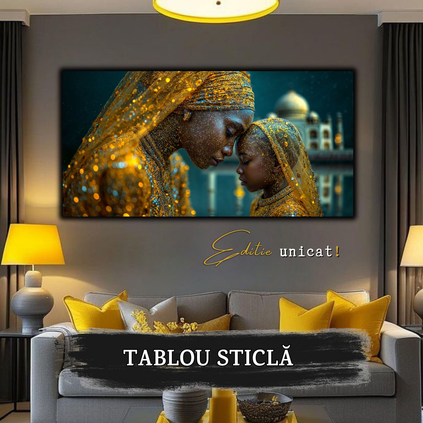 Tablou unicat pe sticla securizata - The Lost Temple - No 32