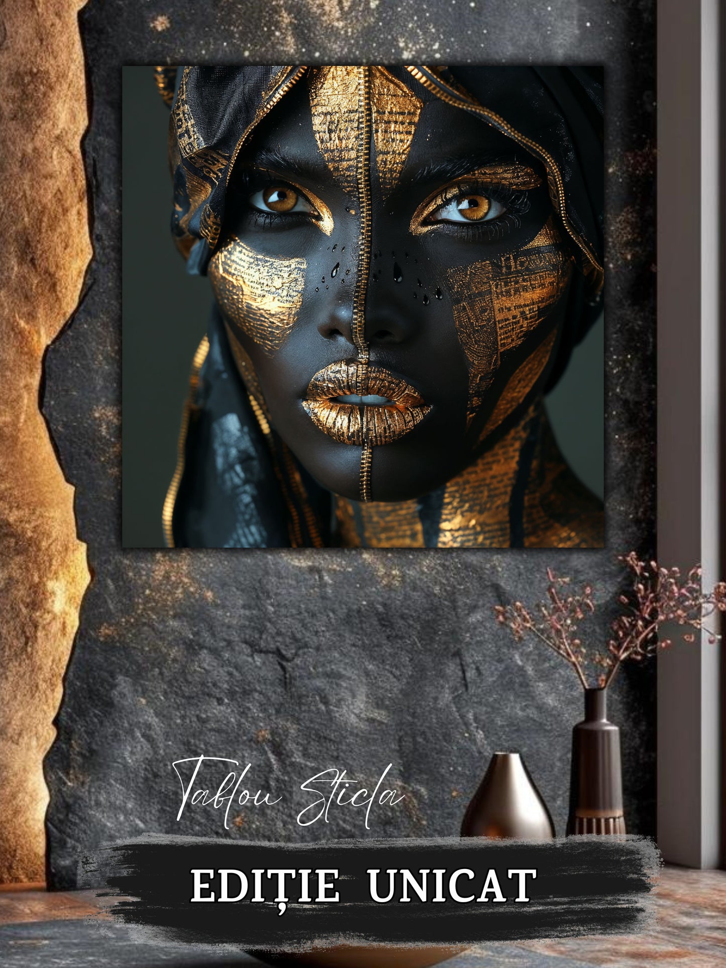 Dark Zen - Tablou Sticla Securizata - 12