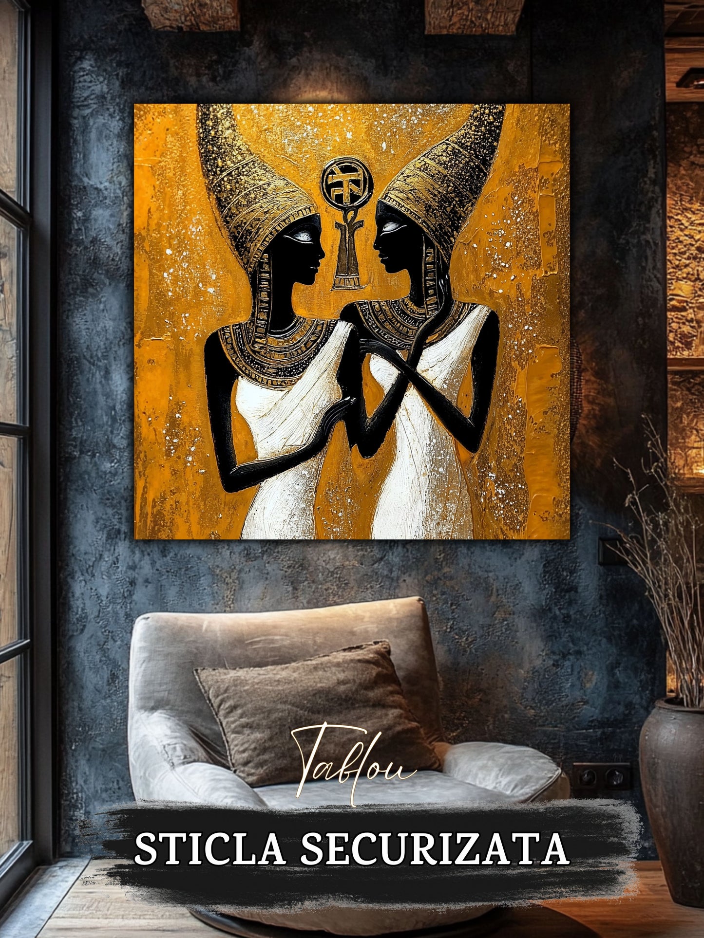 Whispers of the Nile - Tablou Sticla - 29